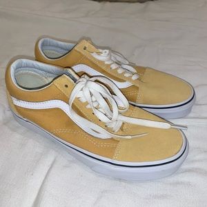 New Without Tags Yellow Vans